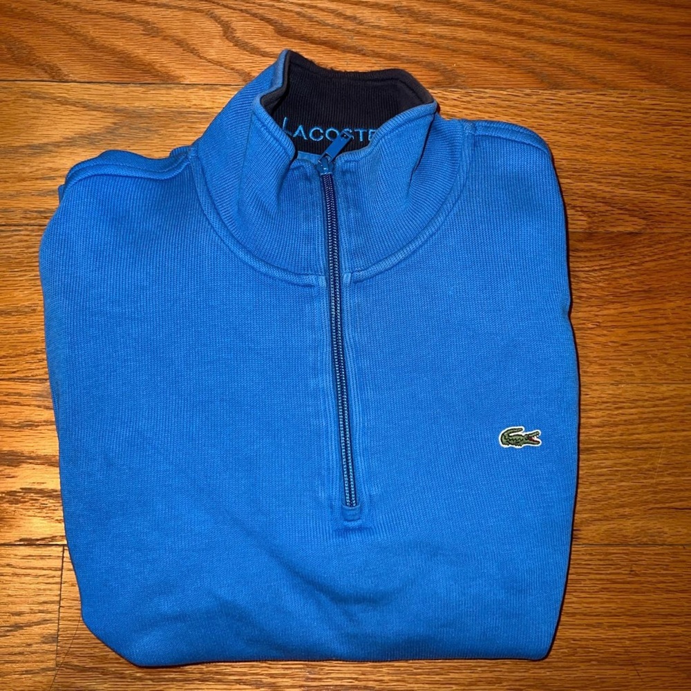 Lacoste Blue Quarterzip